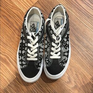 Vans Black and White Sneakers
